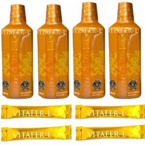 Vitafer-L Gold Bundle — 500ml x4 + 4 Sachets